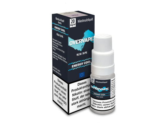 Overvape - Energy Cool - 10ml Fertigliquid (Nikotinsalz) - Energy Cool 1er Packung 20 mg/ml - Vapes4you