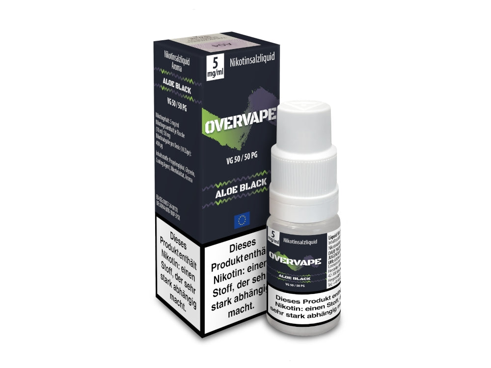 Overvape - Aloe Black - 10ml Fertigliquid (Nikotinsalz)