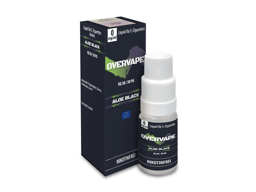 Overvape - Aloe Black - 10ml Fertigliquid (Nikotinsalz)