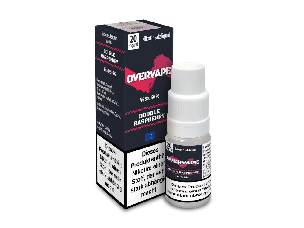 Overvape - Double Raspberry - 10ml Fertigliquid (Nikotinsalz)