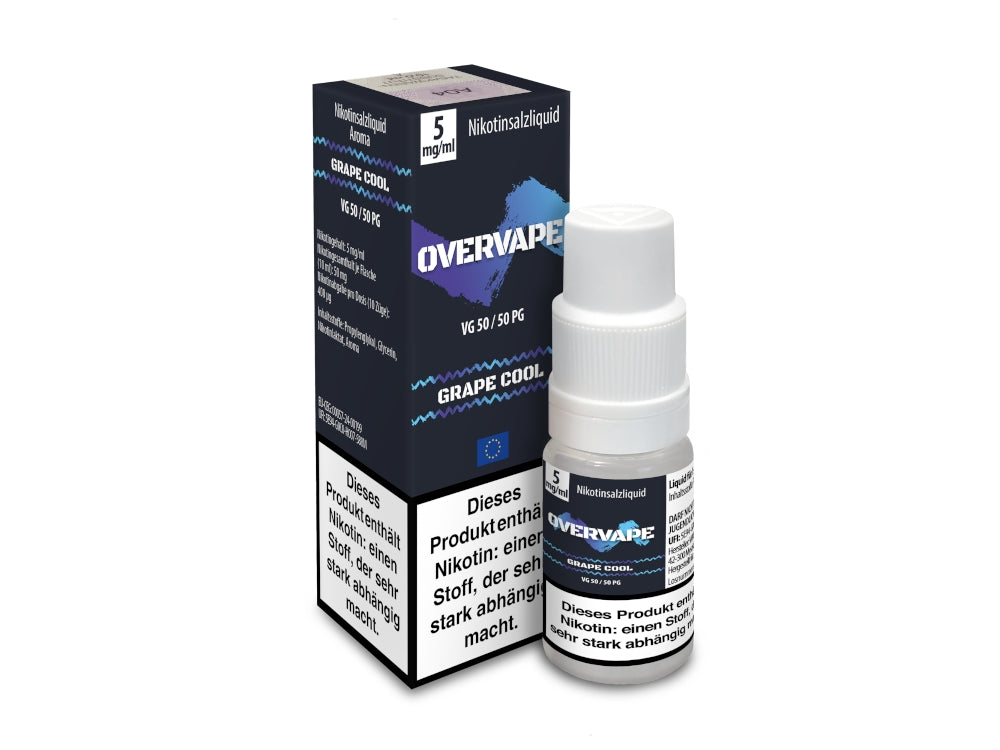 Overvape - Grape Cool - 10ml Fertigliquid (Nikotinsalz)