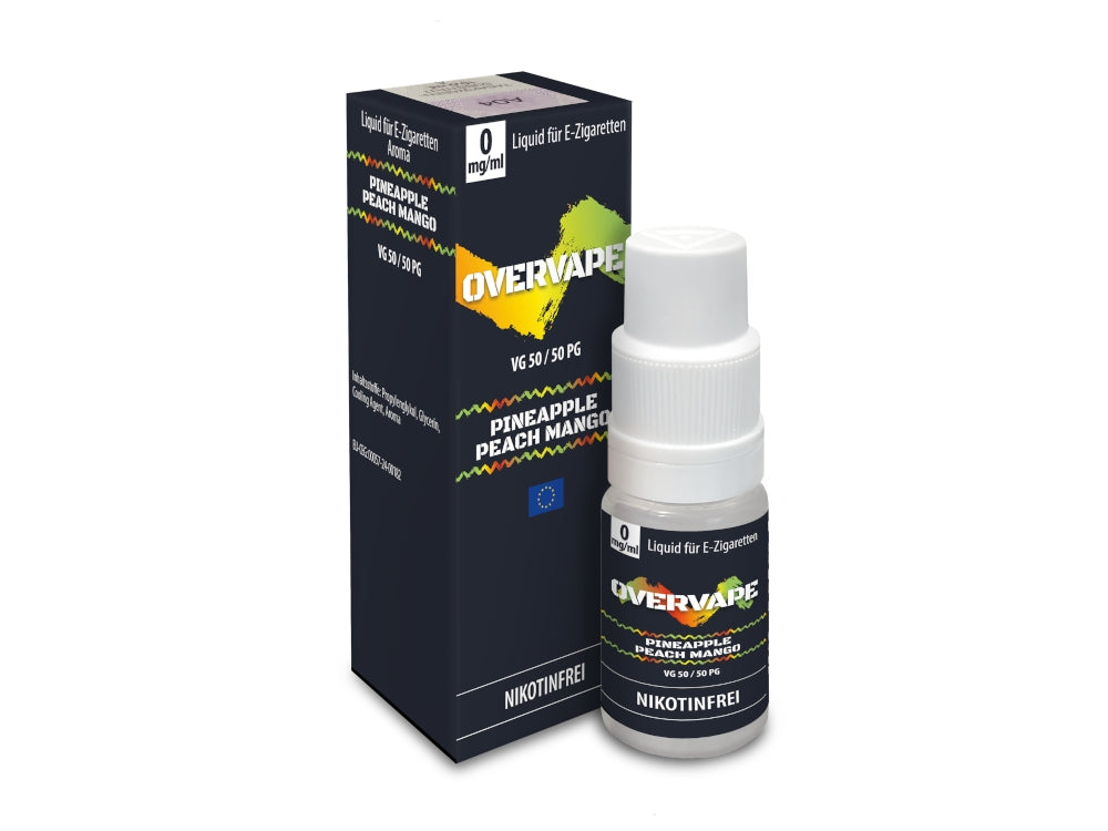 Overvape - Pineapple Peach Mango - 10ml Fertigliquid (Nikotinsalz)