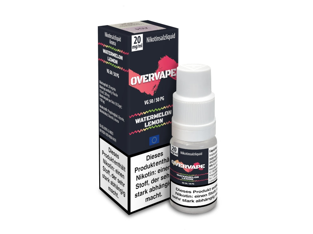 Overvape - Watermelon Lemon - 10ml Fertigliquid (Nikotinsalz)