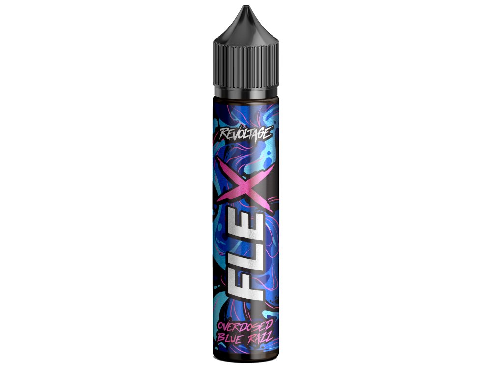 Revoltage - FLEX - Overdosed Blue Razz - Longfill Aroma 10ml (75ml Flasche) - Blue Razz 1er Packung - Vapes4you
