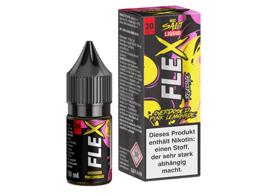 Revoltage - FLEX - Pink Lemonade - 10ml Fertigliquid (Nikotinfrei/Nikotinsalz) - Pink Lemonade 1er Packung 20 mg/ml - Vapes4you