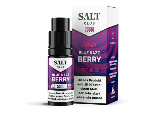 Salt Club - 5000 - Blue Razz Berry - 10ml Fertigliquid (Nikotinsalz) - Blue Razz Berry 1er Packung 20 mg/ml - Vapes4you