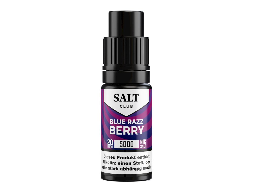 Salt Club - 5000 - Blue Razz Berry - 10ml Fertigliquid (Nikotinsalz) - Blue Razz Berry 1er Packung 20 mg/ml - Vapes4you