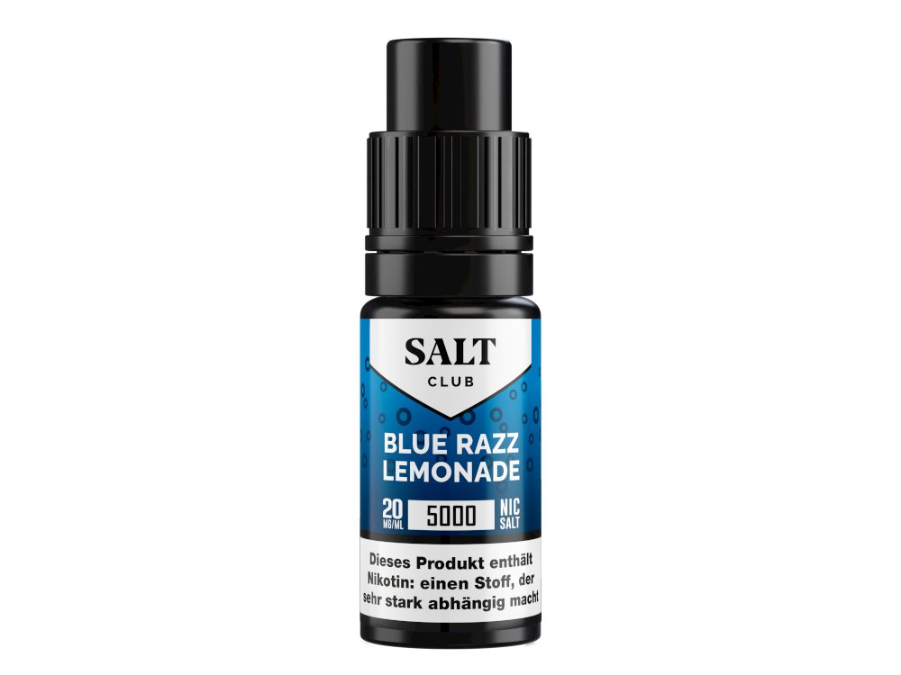 Salt Club - 5000 - Blue Razz Lemonade - 10ml Fertigliquid (Nikotinsalz) - Blue Razz Lemonade 1er Packung 20 mg/ml - Vapes4you