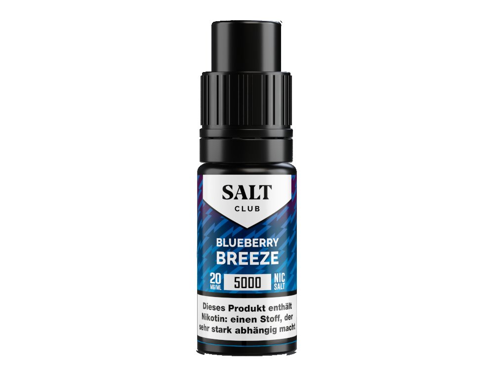 Salt Club - 5000 - Blueberry Breeze - 10ml Fertigliquid (Nikotinsalz) - Blueberry Breeze 1er Packung 20 mg/ml - Vapes4you