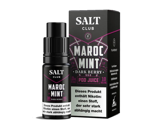Salt Club - Flavorist Maroc Mint - Dark Berry - 10ml Fertigliquid (Nikotinsalz) - Dark Berry 1er Packung 20 mg/ml - Vapes4you