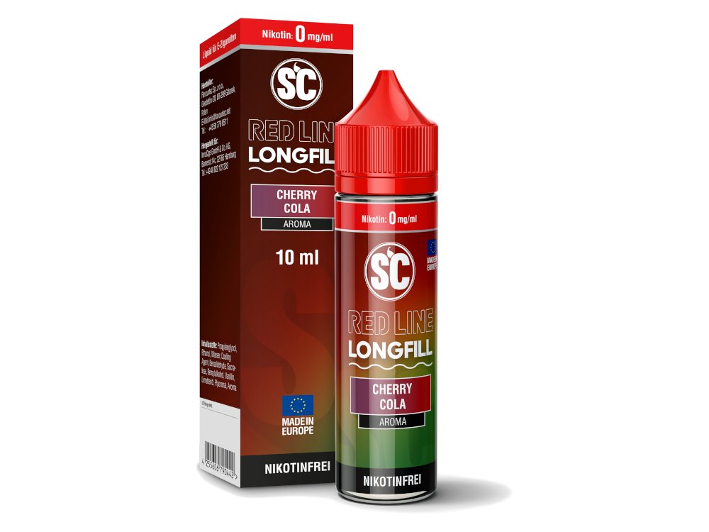 SC - Red Line - Cherry Cola - Longfill Aroma 10ml (60ml Flasche) - Cherry Cola 1er Packung - Vapes4you