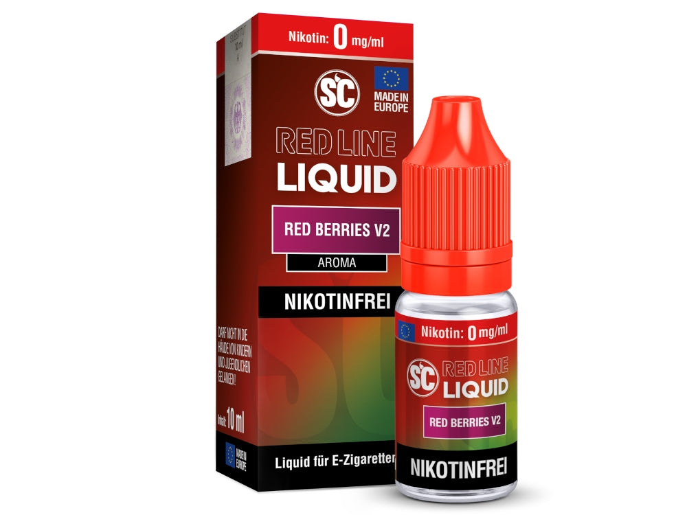 SC Red Line - Red Berries V2 - 10ml Fertigliquid (Nikotinfrei/Nikotinsalz)