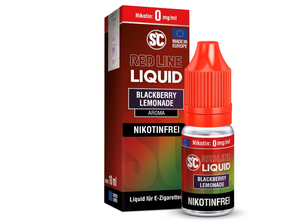 SC - Red Line - Blackberry Lemonade - 10ml Fertigliquid (Nikotinfrei/Nikotinsalz)