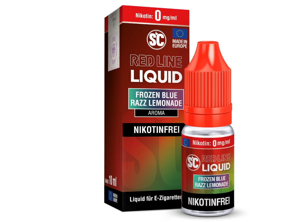 SC - Red Line - Frozen Blue Razz Lemonade - 10ml Fertigliquid (Nikotinfrei/Nikotinsalz)