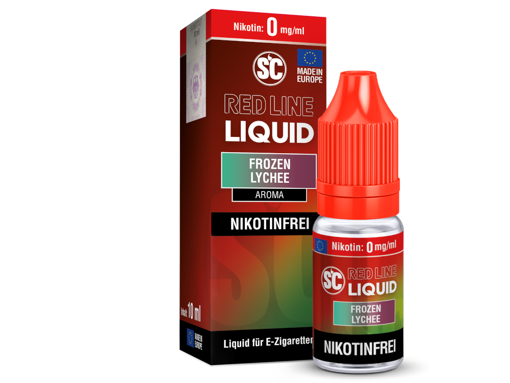 SC - Red Line - Frozen Lychee - 10ml Fertigliquid (Nikotinfrei/Nikotinsalz)