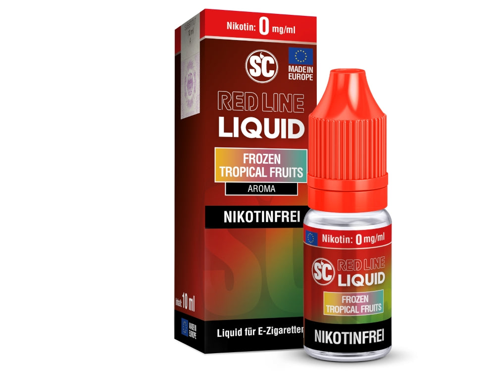 SC Red Line - Frozen Tropical Fruits - 10ml Fertigliquid (Nikotinfrei/Nikotinsalz)