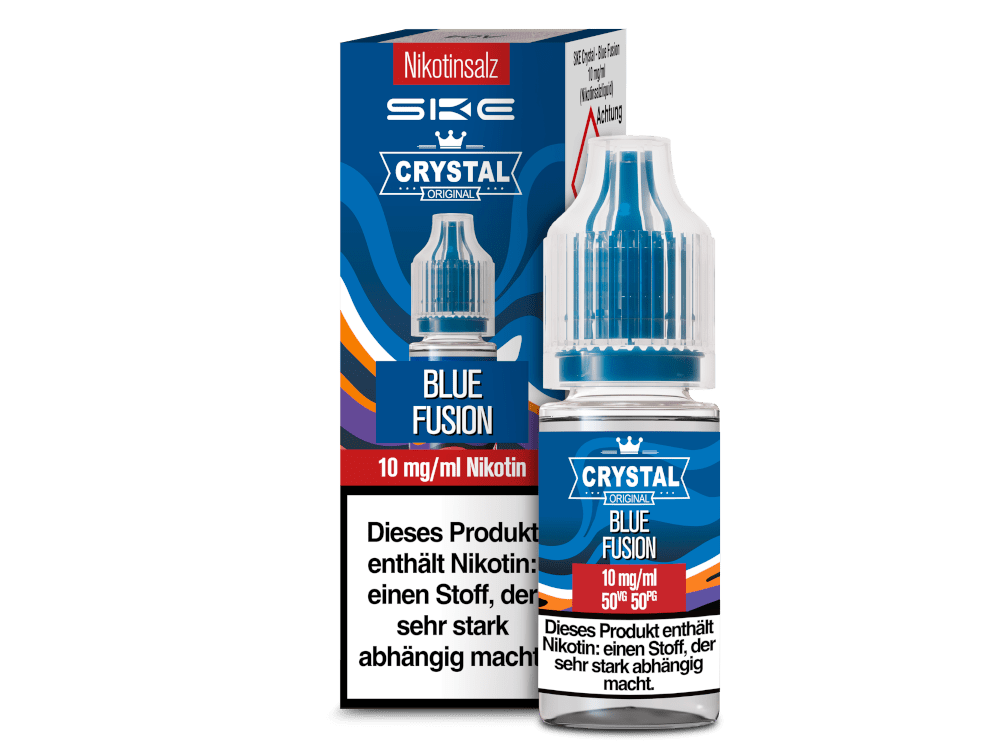 SKE - Crystal - Blue Fusion - 10ml Fertigliquid (Nikotinsalz) - Blue Fusion 1er Packung 10 mg/ml - Vapes4you