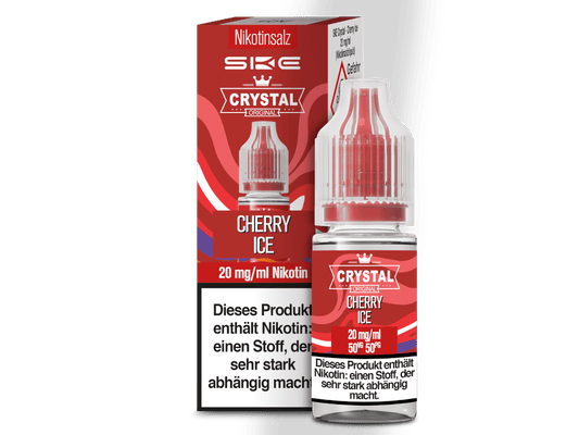 SKE - Crystal - Cherry Ice - 10ml Fertigliquid (Nikotinsalz) - Cherry Ice 1er Packung 20 mg/ml - Vapes4you