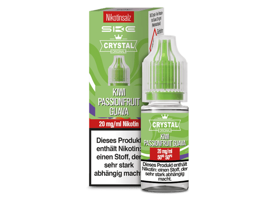 SKE - Crystal - Kiwi Passionfruit Guava - 10ml Fertigliquid (Nikotinsalz) - Kiwi Passionfruit Guava 1er Packung 20 mg/ml - Vapes4you
