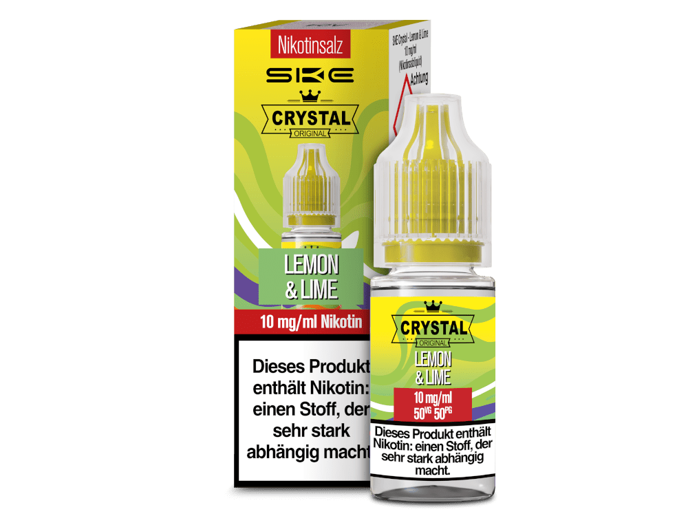 SKE - Crystal - Lemon & Lime - 10ml Fertigliquid (Nikotinsalz) - Lemon & Lime 1er Packung 10 mg/ml - Vapes4you