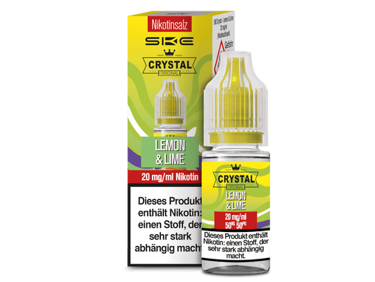 SKE - Crystal - Lemon & Lime - 10ml Fertigliquid (Nikotinsalz) - Lemon & Lime 1er Packung 20 mg/ml - Vapes4you