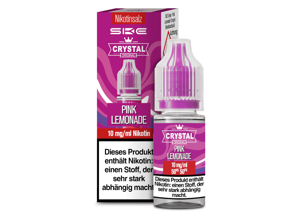 SKE - Crystal - Pink Lemonade - 10ml Fertigliquid (Nikotinsalz) - Pink Lemonade 1er Packung 10 mg/ml - Vapes4you