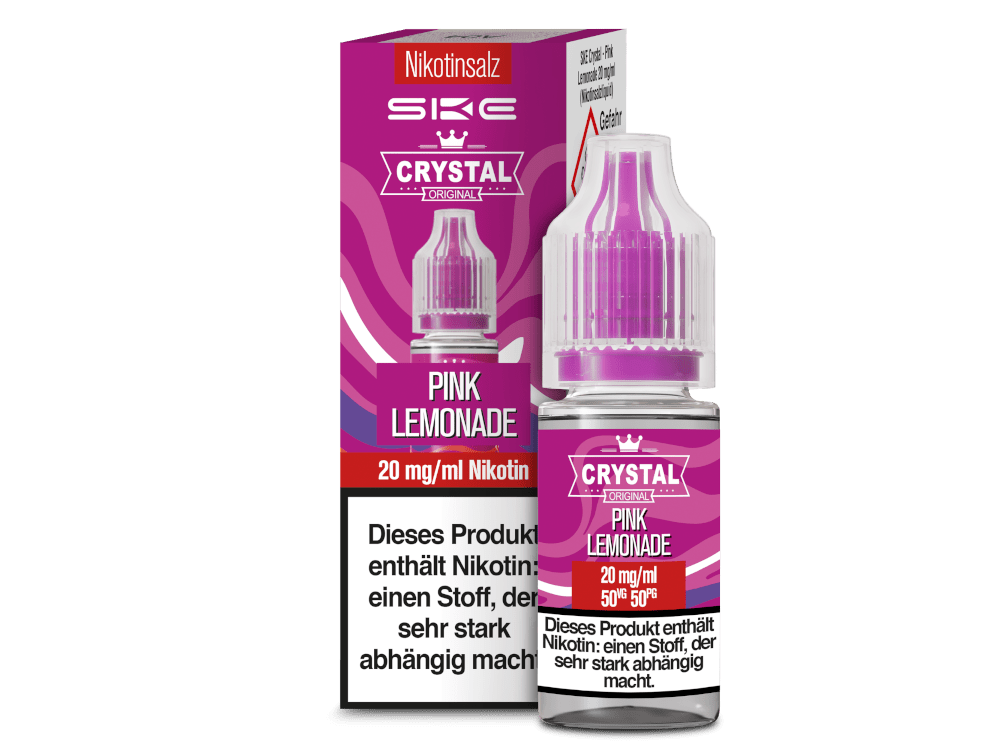 SKE - Crystal - Pink Lemonade - 10ml Fertigliquid (Nikotinsalz) - Pink Lemonade 1er Packung 20 mg/ml - Vapes4you