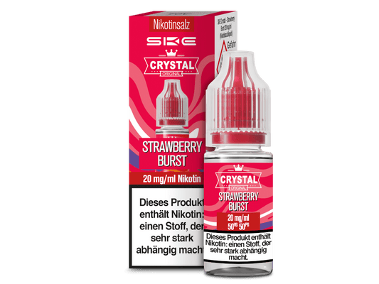 SKE - Crystal - Strawberry Burst - 10ml Fertigliquid (Nikotinsalz) - Strawberry Burst 1er Packung 20 mg/ml - Vapes4you
