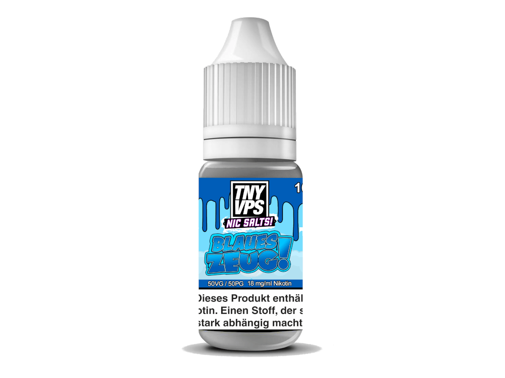 TNYVPS - Blaues Zeug - 10ml Fertigliquid (Nikotinsalz) - Blaues Zeug 1er Packung 18 mg/ml - Vapes4you