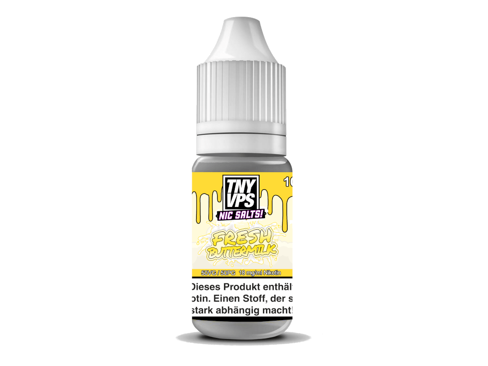 TNYVPS - Fresh Buttermilk - 10ml Fertigliquid (Nikotinsalz) - Fresh Buttermilk 1er Packung 18 mg/ml - Vapes4you