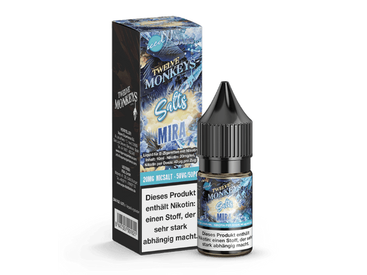 Twelve Monkeys - Iced - Mira - 10ml Fertigliquid (Nikotinsalz) - Mira 1er Packung 20 mg/ml - Vapes4you
