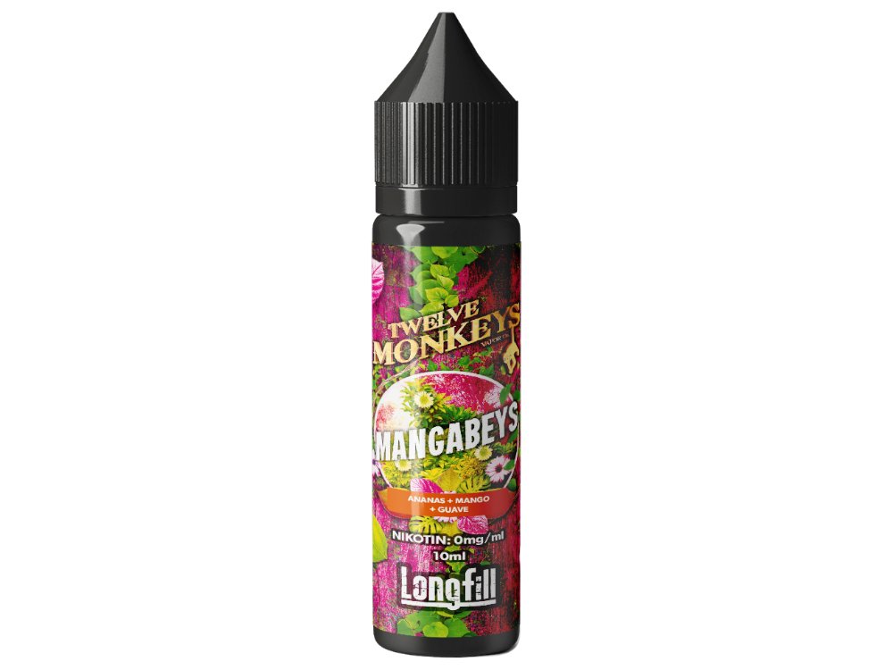 Twelve Monkeys - Mangabeys - Longfill Aroma 10ml (60ml Flasche) - Mangabeys 1er Packung - Vapes4you