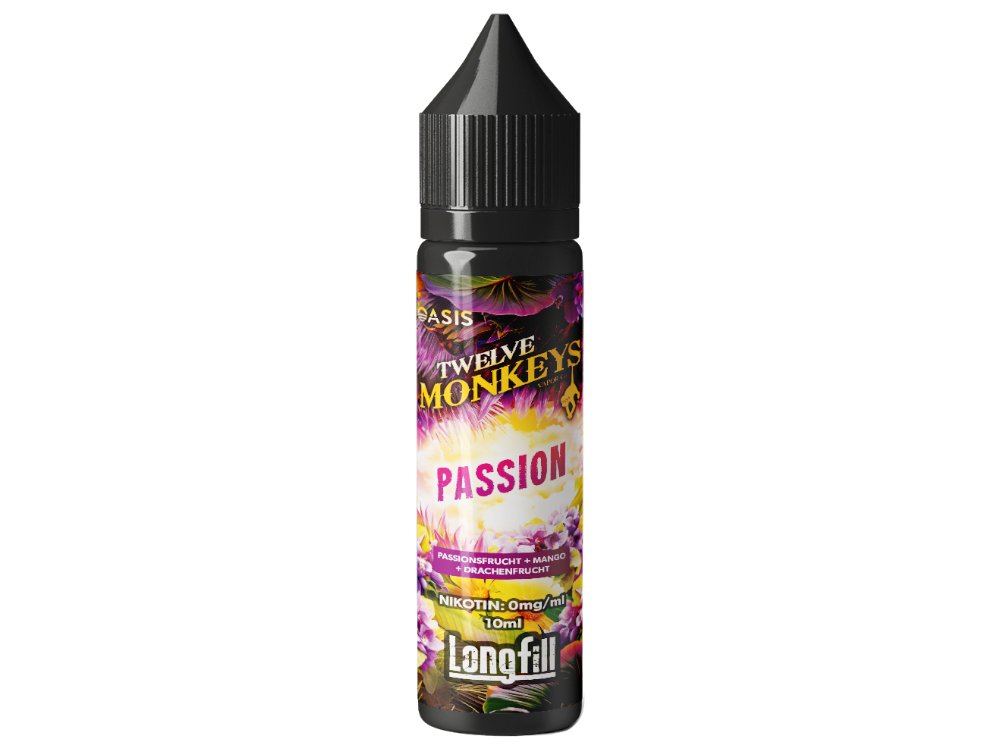 Twelve Monkeys - Passion - Longfill Aroma 10ml (60ml Flasche) - Passion 1er Packung - Vapes4you
