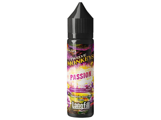 Twelve Monkeys - Passion - Longfill Aroma 10ml (60ml Flasche) - Passion 1er Packung - Vapes4you