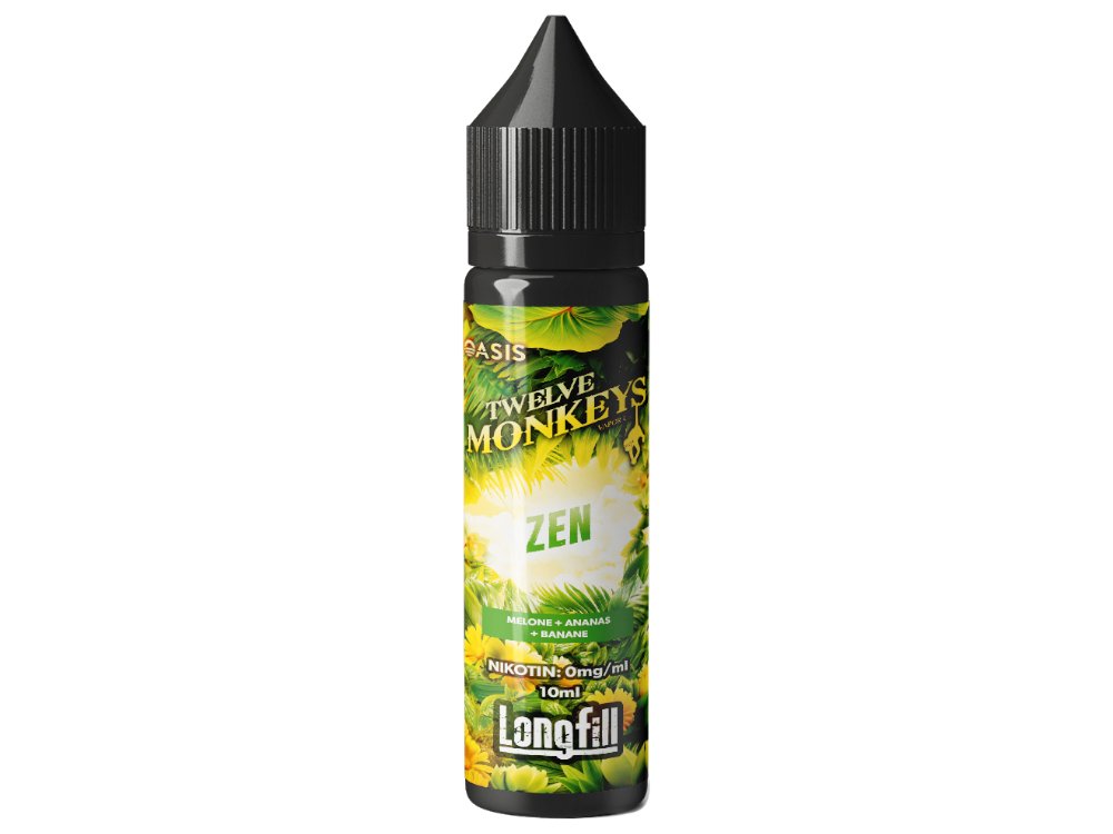 Twelve Monkeys - Zen - Longfill Aroma 10ml (60ml Flasche) - Zen 1er Packung - Vapes4you