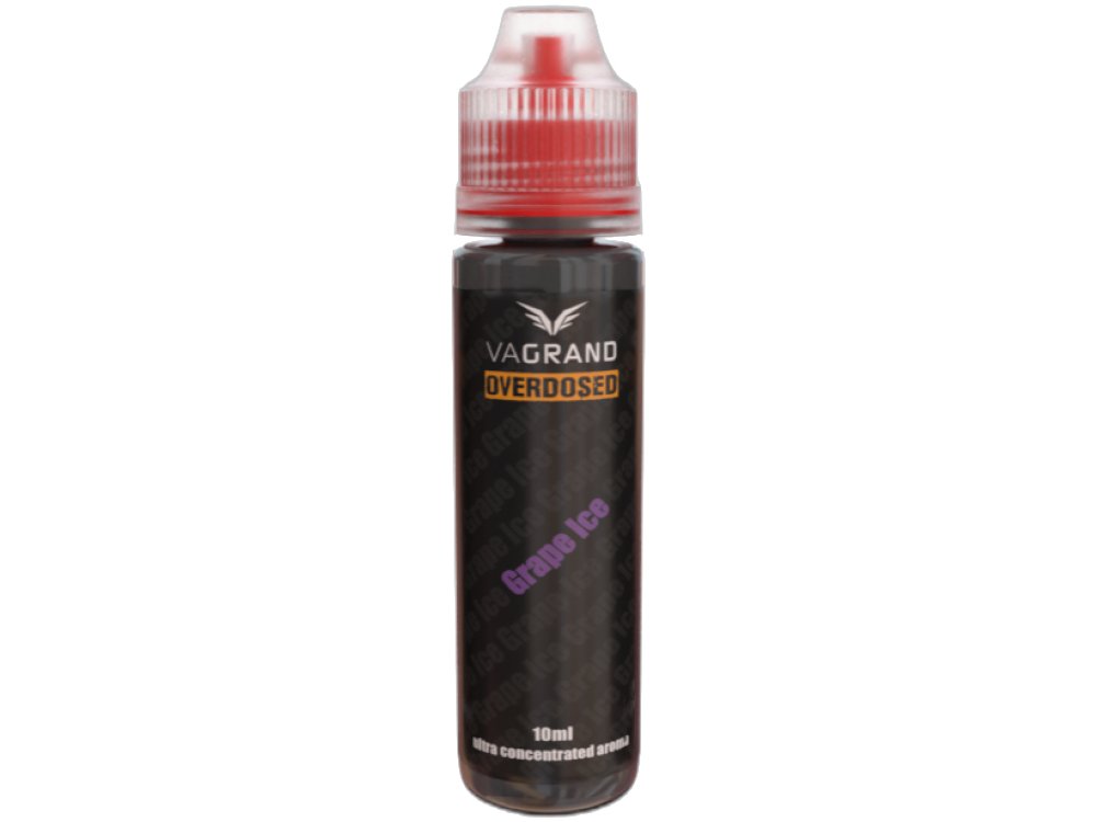 Vagrand - Overdosed - Grape Ice - Longfill Aroma 10ml (60ml Flasche) - Grape Ice 1er Packung - Vapes4you