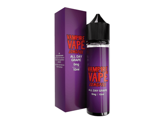 Vampire Vape - All Day Grape - Longfill Aroma 10ml (60ml Flasche) - All Day Grape 1er Packung - Vapes4you
