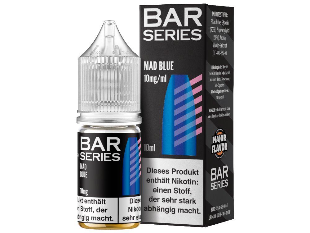 Vampire Vape - Bar Series - Mad Blue - 10ml Fertigliquid (Nikotinsalz) - Mad Blue 1er Packung 10 mg/ml - Vapes4you