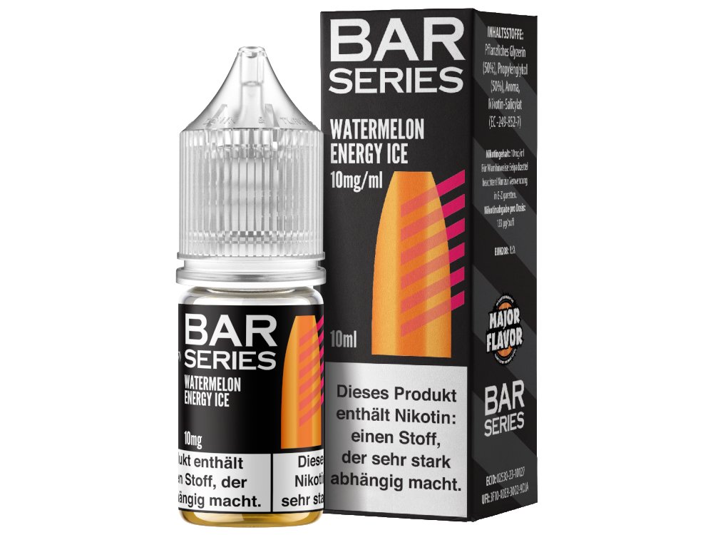 Vampire Vape - Bar Series - Watermelon Energy Ice - 10ml Fertigliquid (Nikotinsalz) - Watermelon Energy Ice 1er Packung 10 mg/ml - Vapes4you