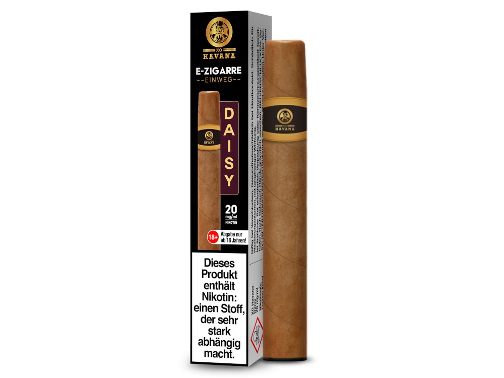 XO HAVANA - Cigar Vape - Einweg E - Zigarette - Daisy 1er Packung 20 mg/ml - Vapes4you