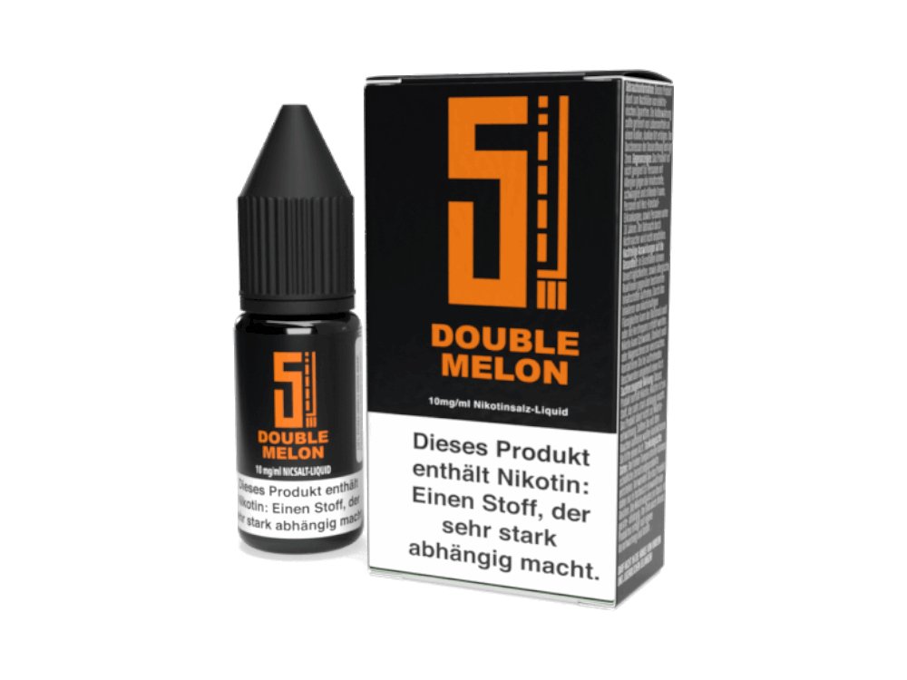 5EL - Double Melon - 10ml Fertigliquid (Nikotinsalz) - 1er Packung 10 mg/ml - Vapes4you