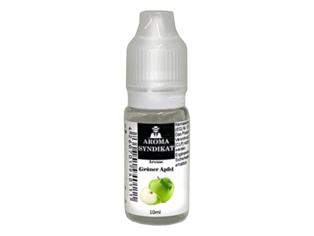 Aroma Syndikat - Pure - Grüner Apfel - Shortfill Aroma 10ml (10ml Flasche) - Grüner Apfel 1er Packung - Vapes4you