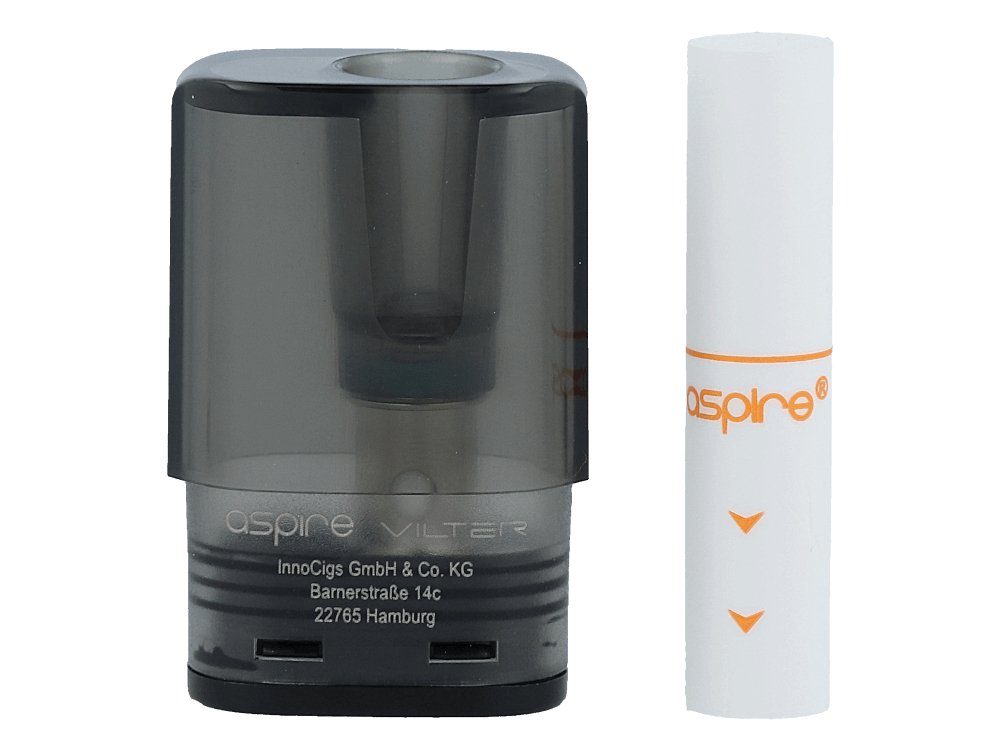 Aspire - Vilter - 2ml Pod mit Head 1,0 Ohm (2 Stück pro Packung) - 1er Packung 1,0 Ohm - Vapes4you
