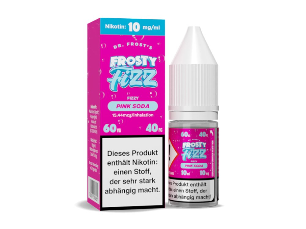 Dr. Frost - Frosty Fizz Pink Soda - 10ml Fertigliquid (Nikotinsalz) - Pink Soda 1er Packung 10 mg/ml- Vapes4you