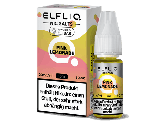 ELFLIQ - Pink Lemonade - 10ml Fertigliquid (Nikotinsalz) - 1er Packung 20 mg/ml - Vapes4you