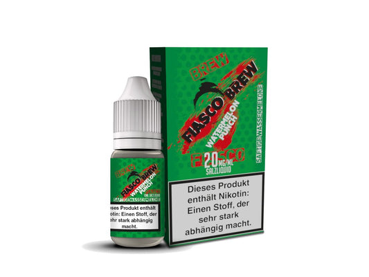 Fiasco Brew - Watermelon Punch - 10ml Fertigliquid (Hybrid Nikotinsalz) - 1er Packung 20 mg/ml - Vapes4you