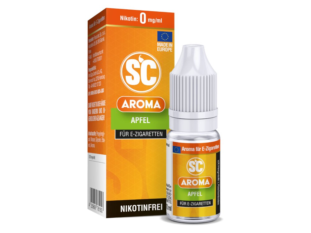 SC - Apfel - Shortfill Aroma 10ml (10ml Flasche) - Apfel 1er Packung - Vapes4you