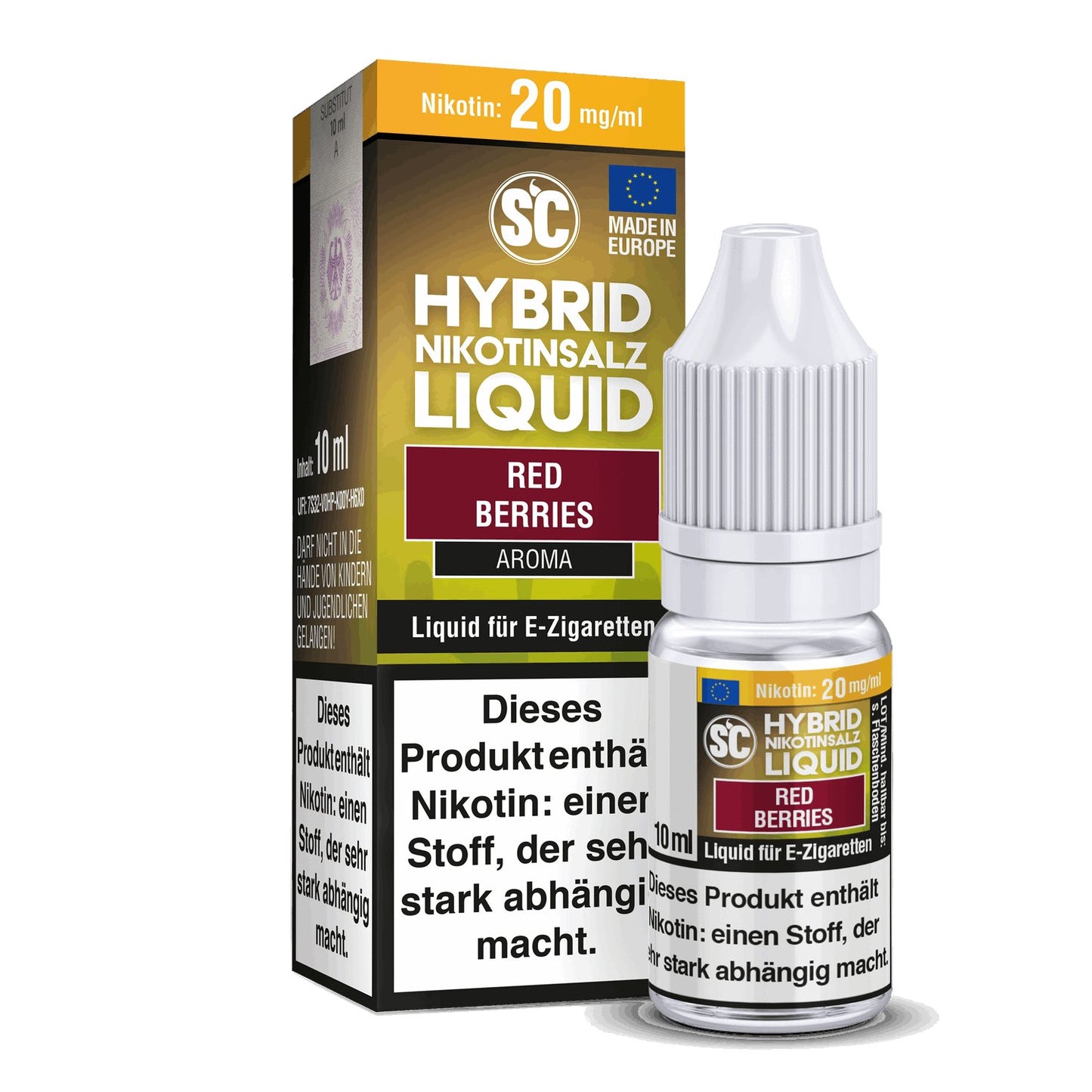 SC - Red Berries - 10ml Fertigliquid (Hybrid Nikotinsalz) - 1er Packung 10 mg/ml - Vapes4you