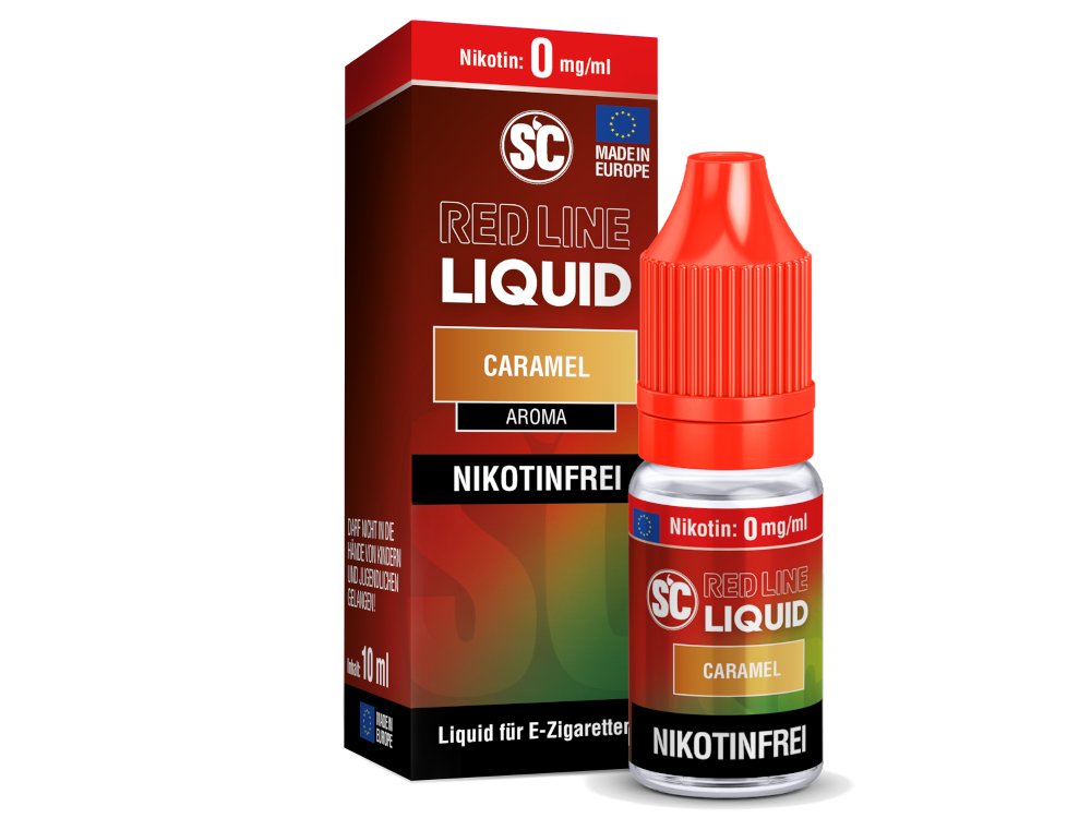 SC - Red Line Cappuccino - 10ml Fertigliquid (Nikotinfrei/Nikotinsalz) - 1er Packung 0 mg/ml - Vapes4you
