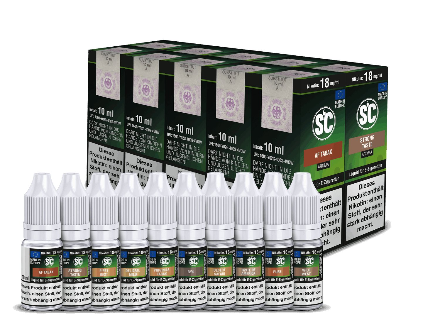 SC Tobacco Probierbox Liquid Vapes4you SC Tobacco Probierbox Liquid Vapes4you